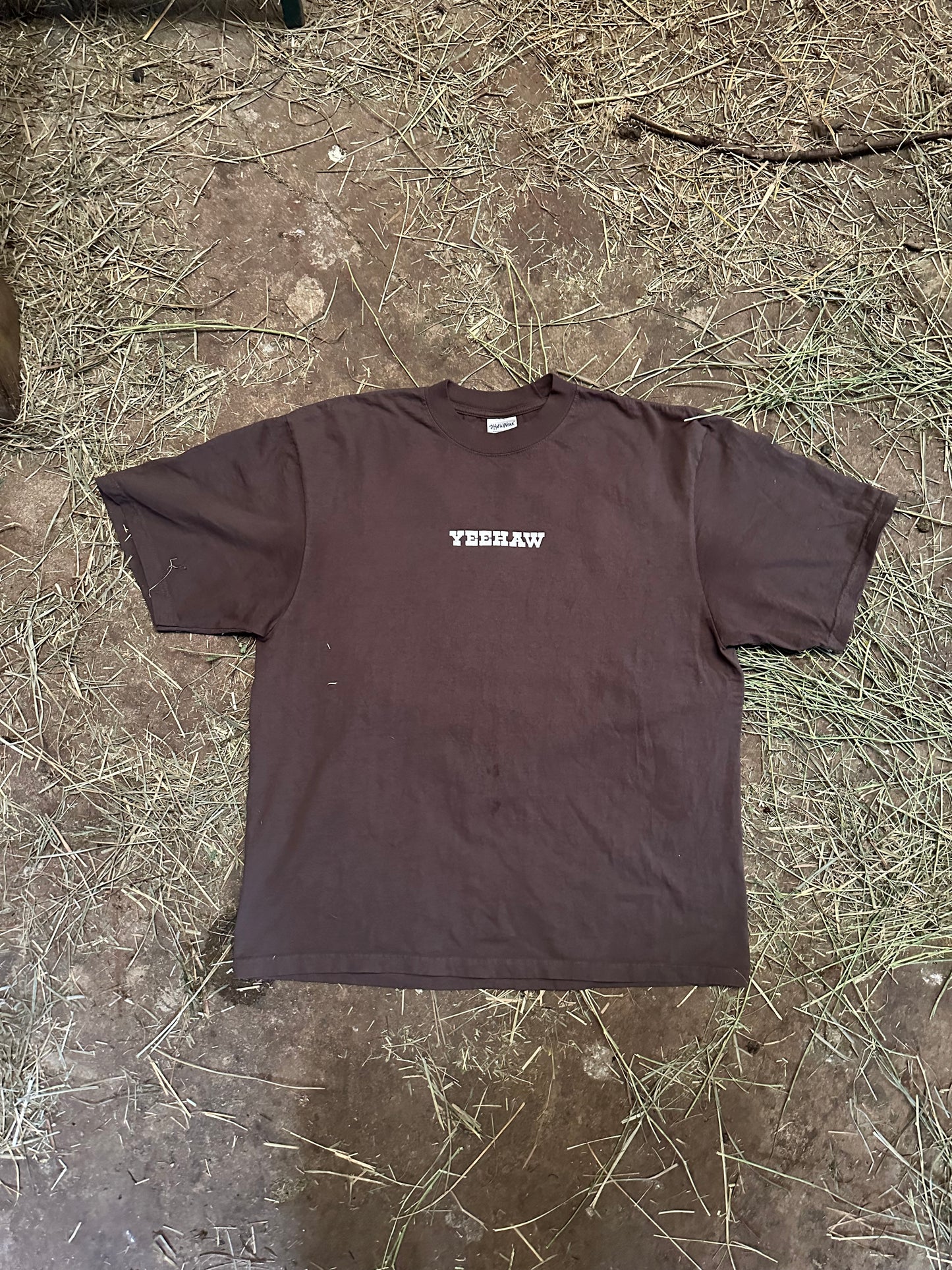 Yeehaw Lifting Club T-Shirt - Brown