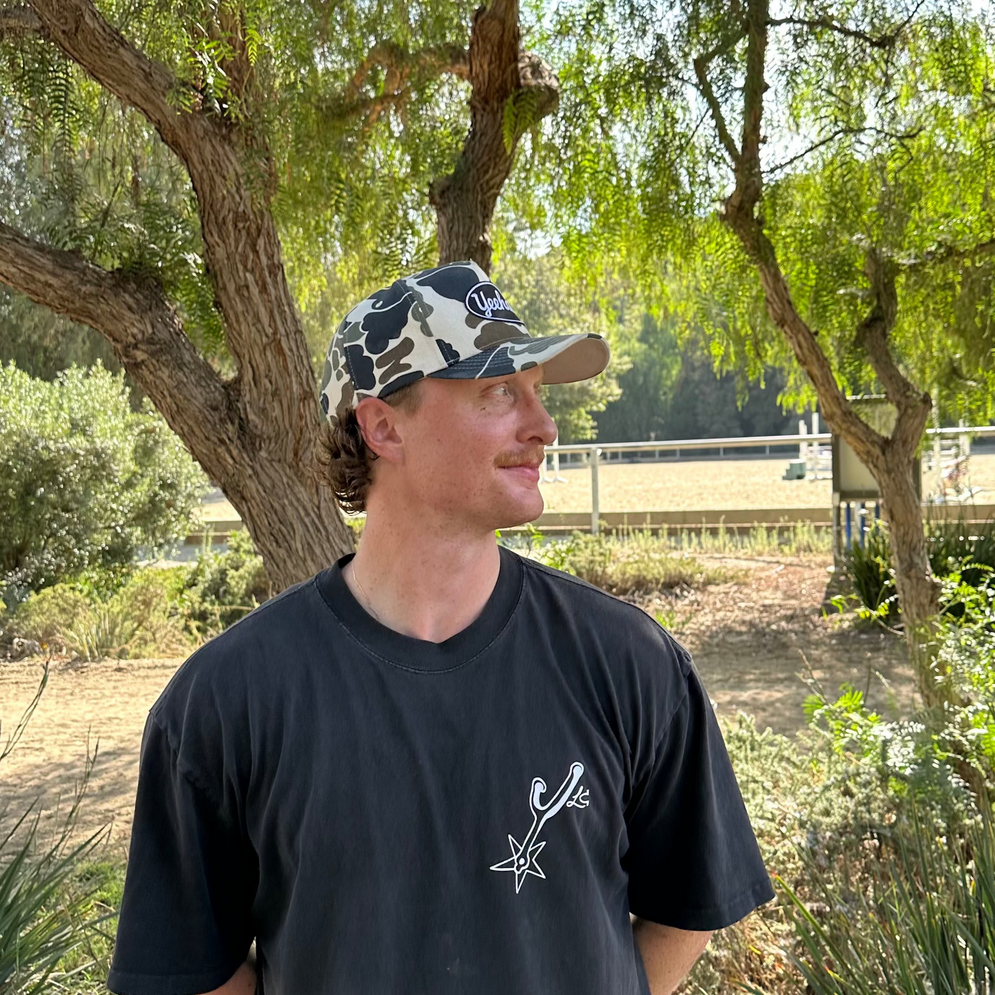 Yeehaw Patch Hat - Duck Camo