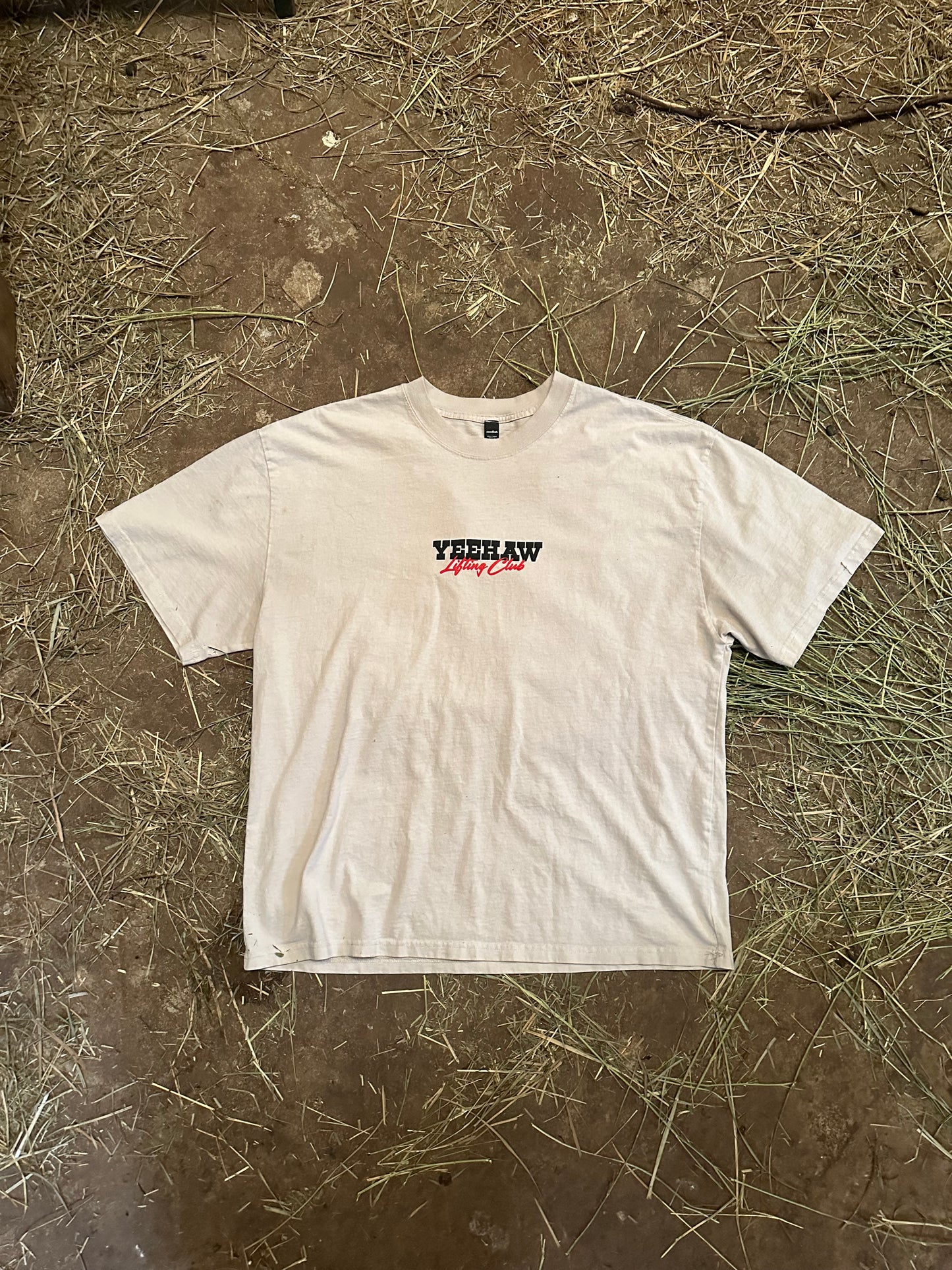 Yeehaw Lifting Club Rodeo - Bone White